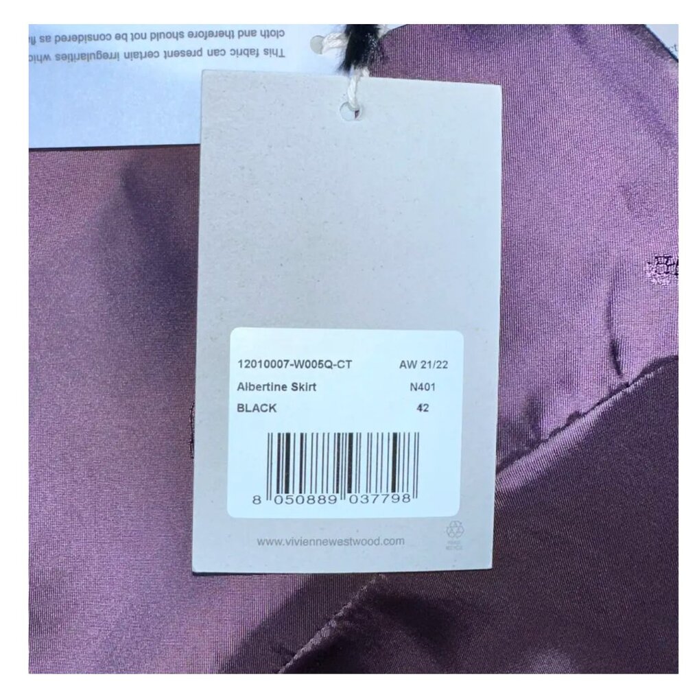 Vivienne Westwood Albertine Skirt NWT - Picture 15 of 16